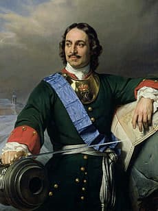 عکس آغاز سلطنت "پتر کبیر"، پادشاه شهیر روسیه (1682م)